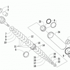 ZR 9000 Sno Pro LTD Задняя подвеска ,задний амортизатор