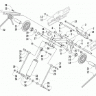 Sno Pro 500 Задняя подвеска ,задний рычаг