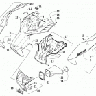 M 8000 Sno Pro Капот и воздуховоды