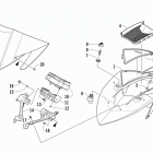F 800 LXR Ветровое стекло и панель инструментов