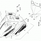Sno Pro 500 Капот и ветровое стекло