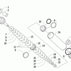 XF 9000 SP LTD Задняя подвеска ,задний амортизатор