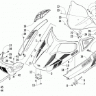 Bearcat Z1 XT GS Капот,ветровое стекло и бампер
