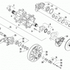 XF 7000 CT Вал приводной трака и тормоза