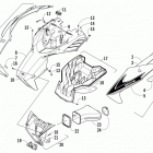 XF 8000 Sno Pro Капот и воздуховоды