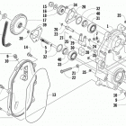 Sno Pro 500 Редуктор и цепь миханизма