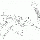 TZ1 Задняя подвеска , амортизатор