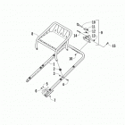XF 9000 Cross Tour Задний бампер и багажник в сборе  (ctosb  /  ctoso)