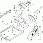 T570 Задний бампер, багажник, брызговик и задний фонарь