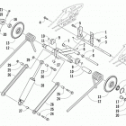 XF 9000 Sno Pro Задняя подвеска ,задний рычаг