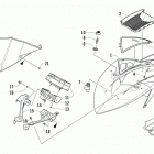 M 8000 Sno Pro Ветровое стекло и панель инструментов