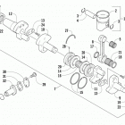 ZR 6000 SC SP R - CC SP R Поршень и коленвал