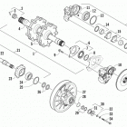 XF 8000 SP LTD Вал приводной трака и тормоза
