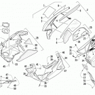 XF 7000 LXR Поддон и обтекатели