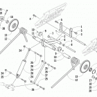 ZR 9000 SP Задняя подвеска ,задний рычаг