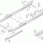 Bearcat 570 Рельс скольжения и гусеница