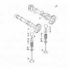 M 1100 Turbo HCR Распред.вал и клапана