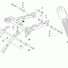 Sno Pro 500 Задняя подвеска , амортизатор