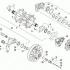 M 9000 SP LTD Вал приводной трака и тормоза