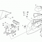 M 9000 SP LTD Ветровое стекло и панель инструментов
