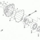 SR VIPER R-TX DX RED Генератор и крышка в сборе