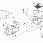 M 9000 SP Ветровое стекло и панель инструментов