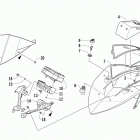 ZR 9000 Sno Pro LTD Ветровое стекло и панель инструментов