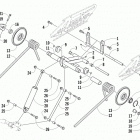 ZR 9000 Sno Pro LTD Задняя подвеска ,задний рычаг