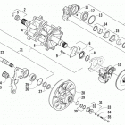 M 9000 Вал приводной трака и тормоза
