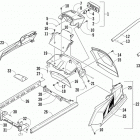 T570 Задний бампер, багажник, брызговик и задний фонарь