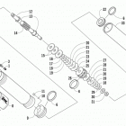 F 1100 Sno Pro LTD Передний амортизатор