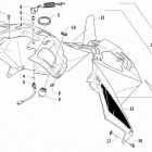 F 800 Sno Pro RR Панель приборов