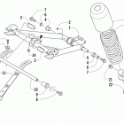 F 1100 Sno Pro LTD Задняя подвеска , амортизатор