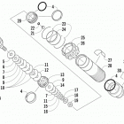 XF 800 Sno Pro FTP Задняя  подвеска, передний амортизатор