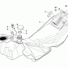 F 1100 Sno Pro LTD Топливный бак
