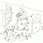 F 1100 Sno Pro LTD Глушитель