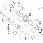 F 1100 LXR Задняя  подвеска, передний амортизатор