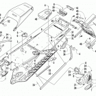 F 1100 Sno Pro LTD Тунель ,задний бампер и брызговик
