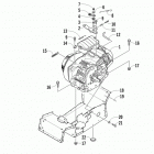 Sno Pro 120 Опора двигателя и вариатор