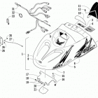 Sno Pro 120 Капот, фара и  ветровое  стекло