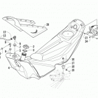Sno Pro 600 FTP Бензобак, свет в сборе (ccusg  /  ccosg)