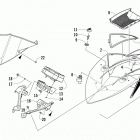 F 800 Sno Pro FTP Ветровое стекло и панель инструментов