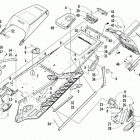 F 800 LXR Тунель ,задний бампер и брызговик