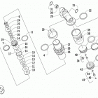 Sno Pro 600 FTP Задняя подвеска передний амортизатор (ccusg  /  ccosg)