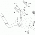 TZ1 Turbo LXR Патрубки охлаждения