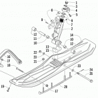 Bearcat Z1 XT GS FTP (Groomer Special) Лыжа и стойка в сборе (Internetional-Orange)