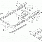 F 800 Sno Pro RR Рельс скольжения и гусеница