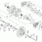 M 1100 Вал приводной трака и тормоза
