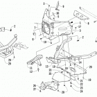 F 1100 Turbo Sno Pro LTD FTP Передний бампер и рама
