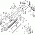M 1100 Turbo - 153 Тунель ,задний бампер и брызговик